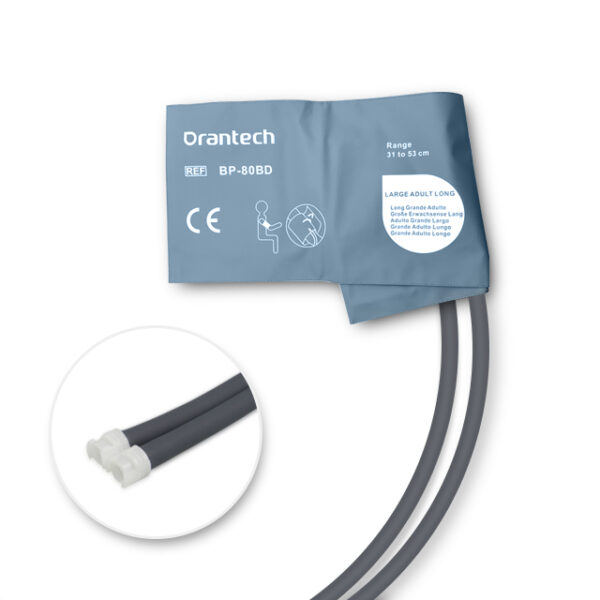 NIBP Cuff, Large Adult Long, Double Tube (GE Healthcare Compatible)