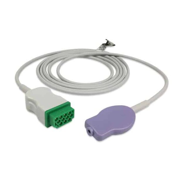 GE Corometrics 1591AAO (1591AA0) Compatible Fetal Leg Plate (DECG) Cable, Qwik Connect Plus, 8.2 ft (2.5 m)