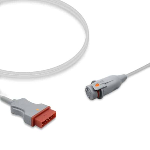 GE Healthcare Marquette 2016995-001 Compatible IBP Adapter Cable for BD Transducers, Reusable, 13.1 ft (4.0 m)