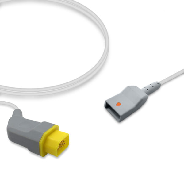 Nihon Kohden JP-960P Compatible IBP Adapter Cable, for Utah Transducers, 13.1 ft (4.0 m)