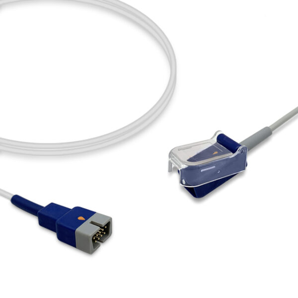 Nellcor DEC-8 Compatible SpO2 Adapter Cable for OxiMax Sensors, DB9 Male to Female, 7.9 ft