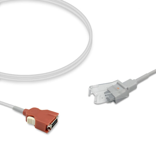Masimo Red MNC (2642) Compatible SpO2 Adapter Cable, 20-Pin to Nellcor Oxismart Sensors, 7.9 ft (2.4 m)