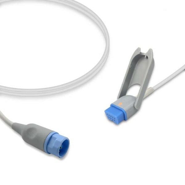 Nihon Kohden JC-024P Compatible SpO2 Adapter Cable, Reusable, 9.8 ft (3.0 m)