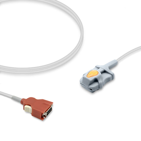Masimo Compatible Pediatric Soft Tip SpO2 Sensor, 20-Pin Red Direct-Connect, Reusable, 3.3 ft (1.0 m)