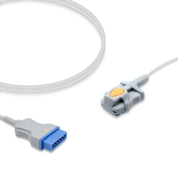 GE Healthcare TS-SP3-GE Compatible Pediatric Soft Tip SpO2 Sensor, TruSignal, Reusable, 9.8 ft (3.0 m)