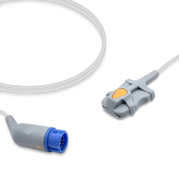 Philips M1190A Compatible Adult Soft Tip SpO2 Sensor, Nellcor OxiSmart, 9.8 ft (3.0 m)