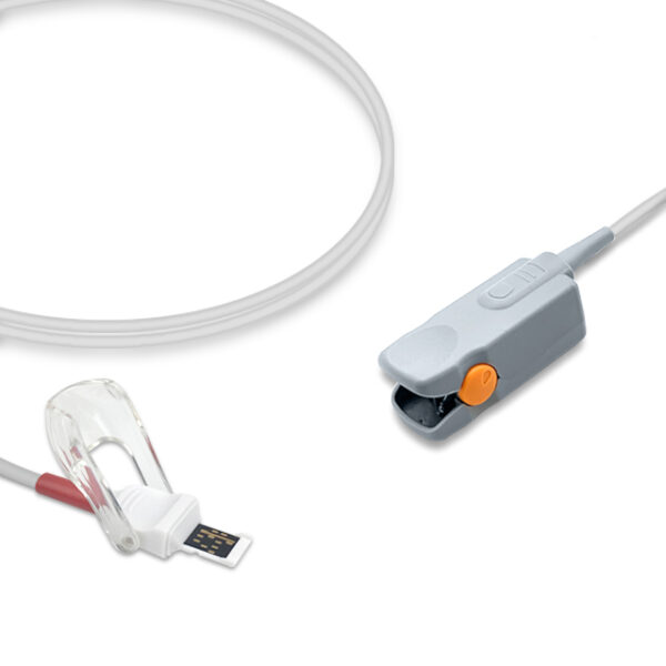 Masimo 4050 (RD SET DCI) Compatible Adult Finger Clip SpO2 Sensor, Reusable, 3.3 ft (1.0 m)