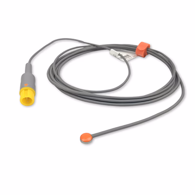 Mindray MR403B (0011-30-37393) Compatible Adult Skin Surface Temperature Probe, 2-Pin Direct-Connect, 9.8 ft