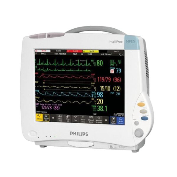 Philips IntelliVue MP50 Patient Monitor | Touchscreen, 12-Lead ECG