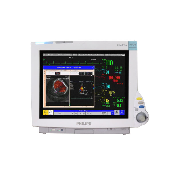 Philips IntelliVue MP70 Patient Monitor | Touchscreen, 12-Lead ECG