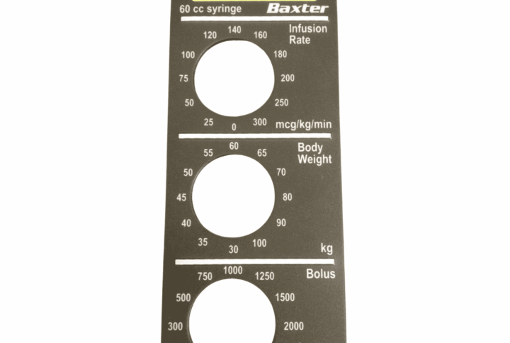 Baxter InfusO.R. Smart Labels | Anesthesia Drug Library Labels