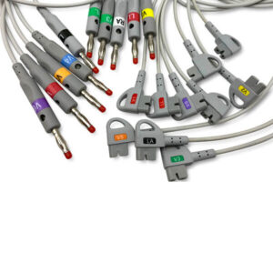Philips 989803129161 compatible 10-Lead ECG Leadwire Set, EKL-PWA10-B-A