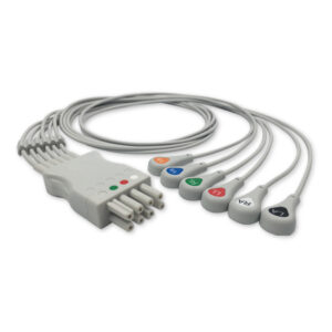 Nihon Kohden BR-916PA compatible 6-Lead ECG Leadwire, EL-NKB6-90S-A