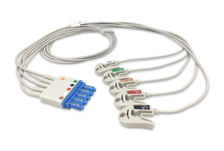 Philips M1968A compatible 5-Lead ECG Leadwire, EL-PH5-90G-A