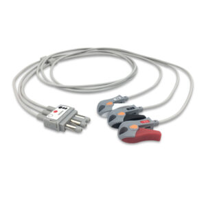 Spacelabs 700-0006-35 compatible 3-Lead ECG Leadwire, EL-SLD3-90G-A