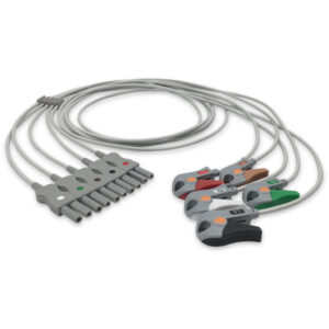 Spacelabs 700-0006-10 compatible 5-Lead ECG Leadwire Set, EL-SLS5-90G-A