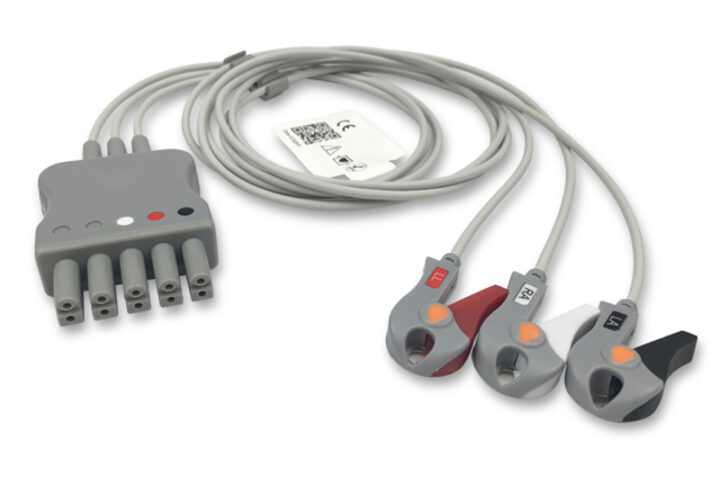 Siemens MP03412 compatible 3/5-Lead ECG Leadwire, EL-SMB3-90G-A