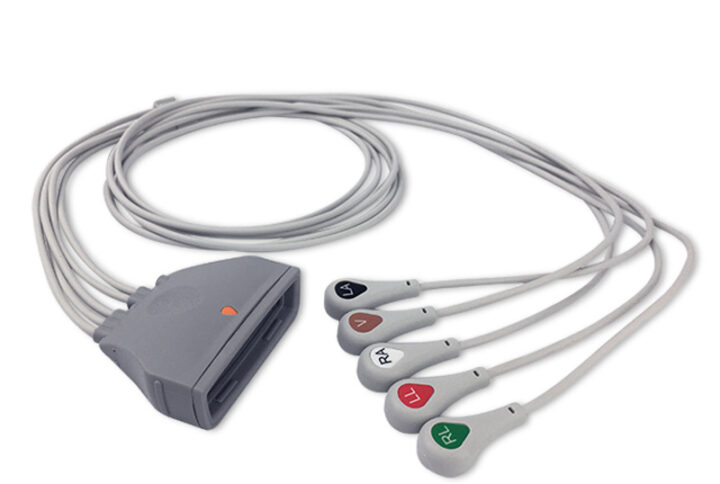 Philips 989803171821 compatible 5-Lead Telemetry ECG Leadwire, EL-TMX5-90S-A