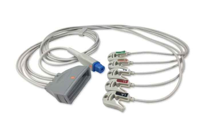 Philips 989803171851 compatible 5-Lead Telemetry ECG Leadwire, EL-TMX5PH-90G-A
