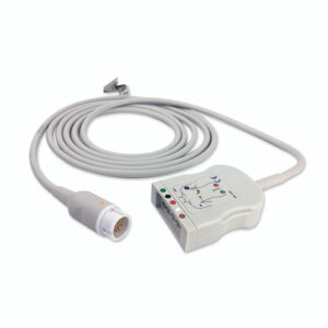 Philips M1663A compatible 10-Lead ECG Trunk Cable, ET-10005R-PH-A