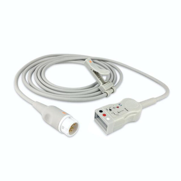 Philips M1669A Compatible 3-Lead ECG Trunk Cable, Defib-Proof, AHA, 8.2 ft (2.5 m)