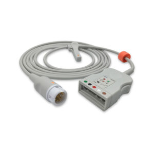Philips M1668A compatible 5-Lead ECG Trunk Cable, ET-5005R-PH-A