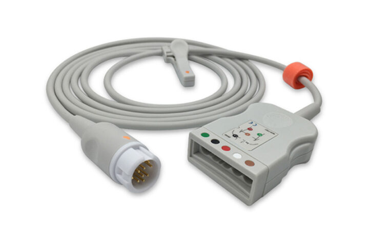 Philips M1668A compatible 5-Lead ECG Trunk Cable, ET-5005R-PH-A