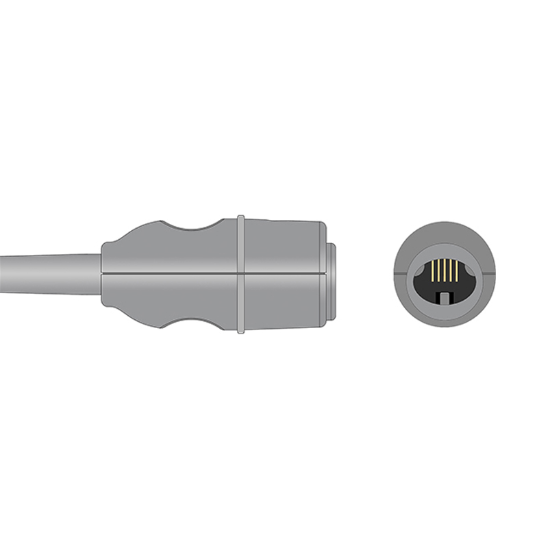 Nihon Kohden JP-920P Compatible IBP Adapter Cable Connector Drawing IBP-NKB-EW40 Nihon Kohden JP-920P Compatible IBP Adapter Cable Connector Drawing IBP-NKB-EW40