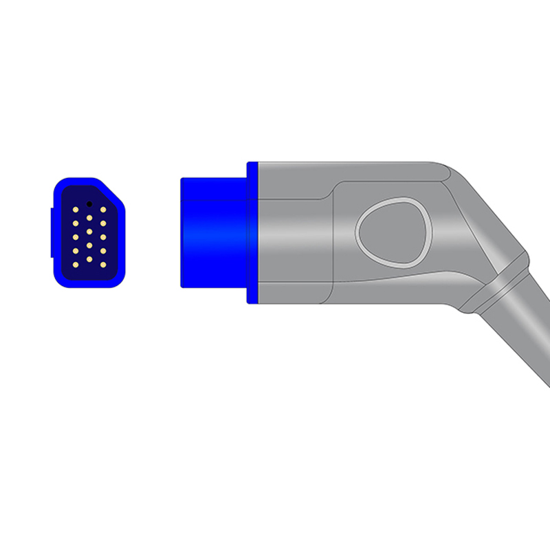 Nihon Kohden JL-900P Compatible SpO2 Adapter Cable Connector Drawing SA-045-30 Nihon Kohden JL-900P Compatible SpO2 Adapter Cable Connector Drawing SA-045-30