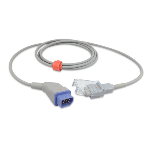 Nihon Kohden JL-630P Compatible SpO2 Adapter Cable, for Use with Nellcor OxiSmart Sensors, 7.9 ft (2.4 m)
