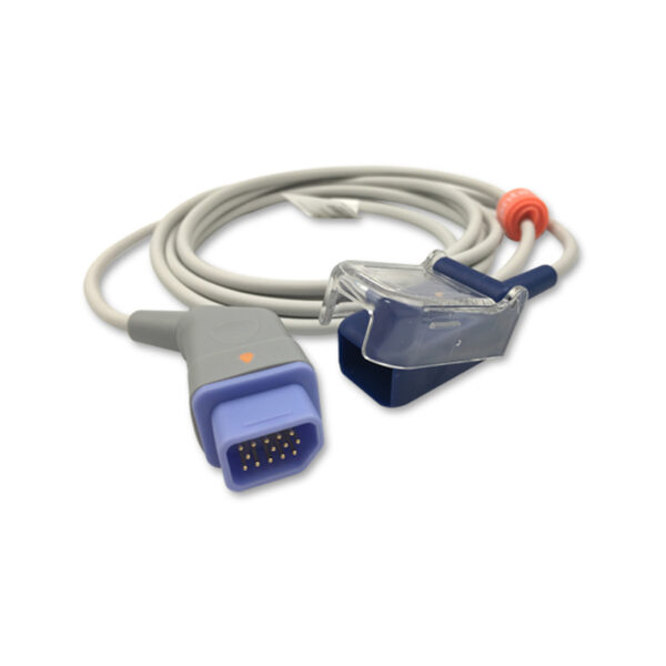 Nihon Kohden JL-650P Compatible SpO2 Adapter Cable, for Use with Nellcor OxiMax Sensors, 9.8 ft (3.0 m)