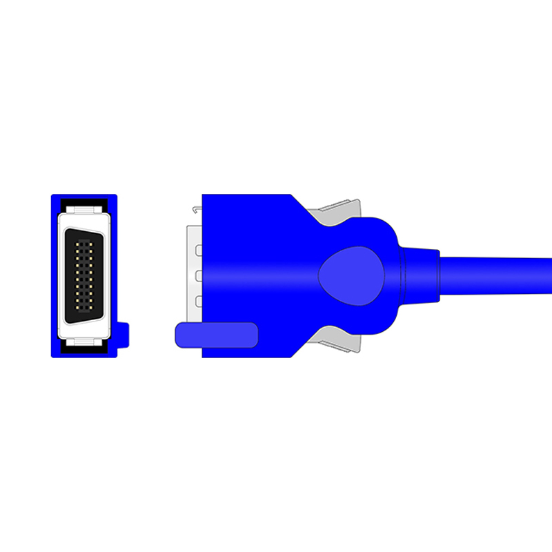 Nihon Kohden JL-302T Compatible SpO2 Adapter Cable Connector Drawing SA-046-30 Nihon Kohden JL-302T Compatible SpO2 Adapter Cable Connector Drawing SA-046-30