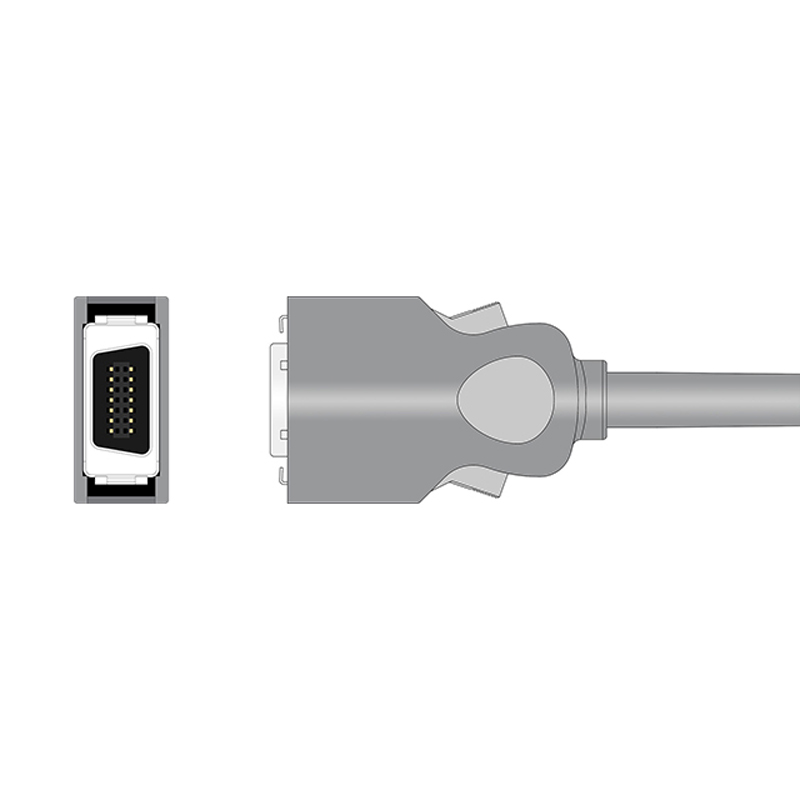 Nihon Kohden NK-OEM-10 Compatible SpO2 Adapter Cable Connector Drawing SA-047X-30 Nihon Kohden NK-OEM-10 Compatible SpO2 Adapter Cable Connector Drawing SA-047X-30