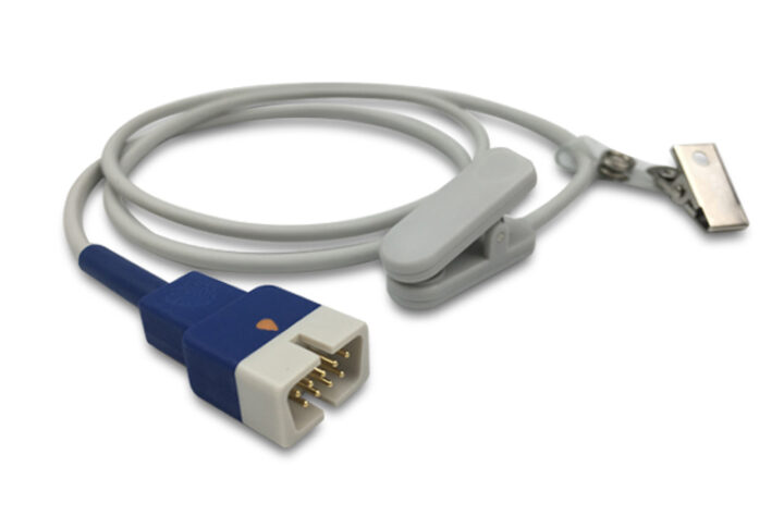 Nellcor D-YSE compatible adult ear clip SpO2 sensor, SS-001XC-AE10