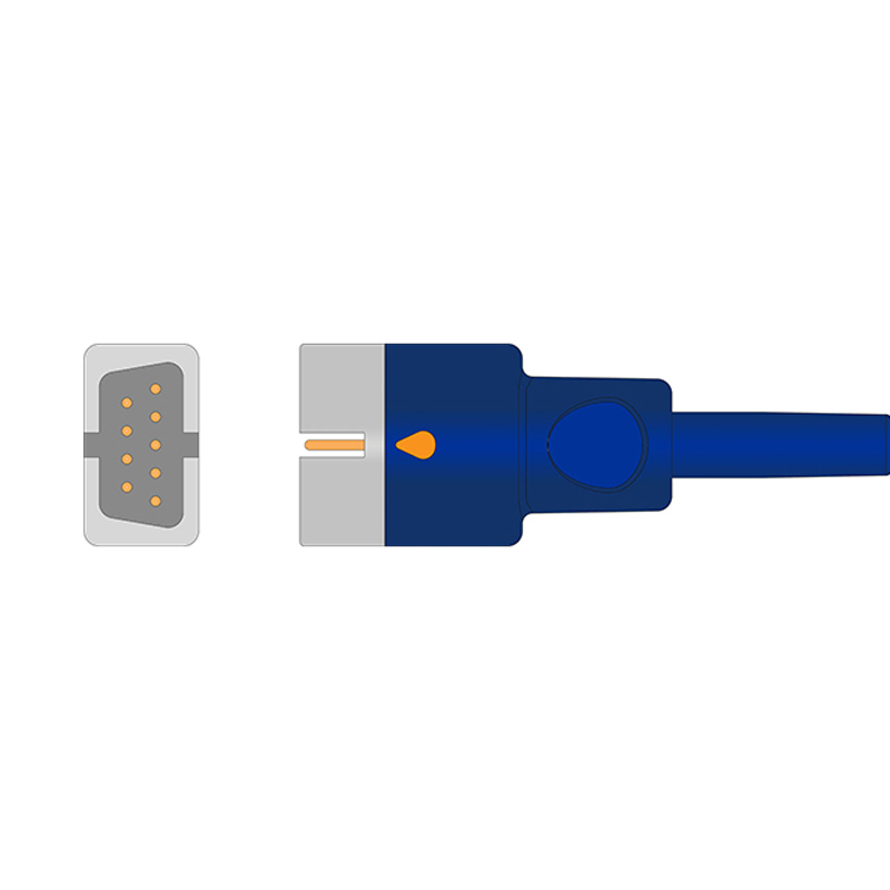 Nellcor OXI-A/N Compatible Infant Wrap SpO2 Sensor Connector Drawing SS-001XC-NW10 Nellcor OXI-A/N Compatible Infant Wrap SpO2 Sensor Connector Drawing SS-001XC-NW10