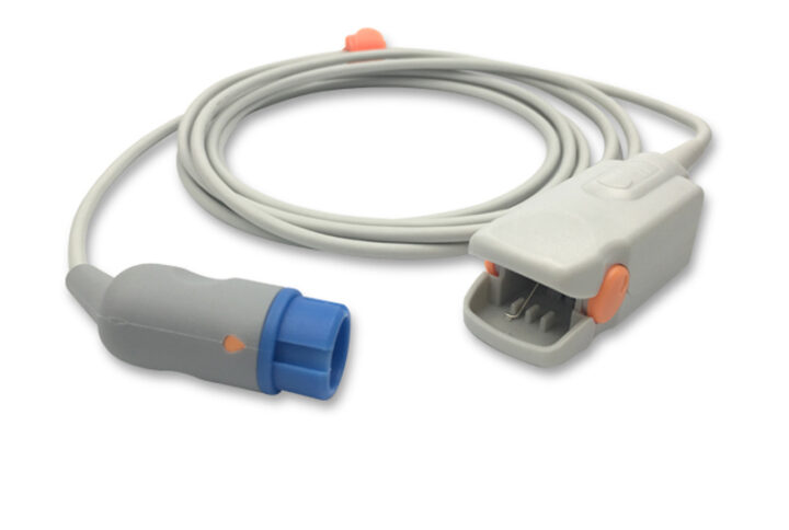 Philips M1190A compatible Adult Finger Clip SpO2 Sensor, SS-023-AF30