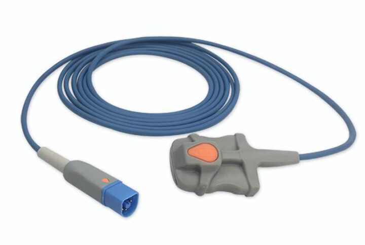 Philips M1191BL compatible Adult Soft Tip SpO2 Sensor, SS-024-AS30