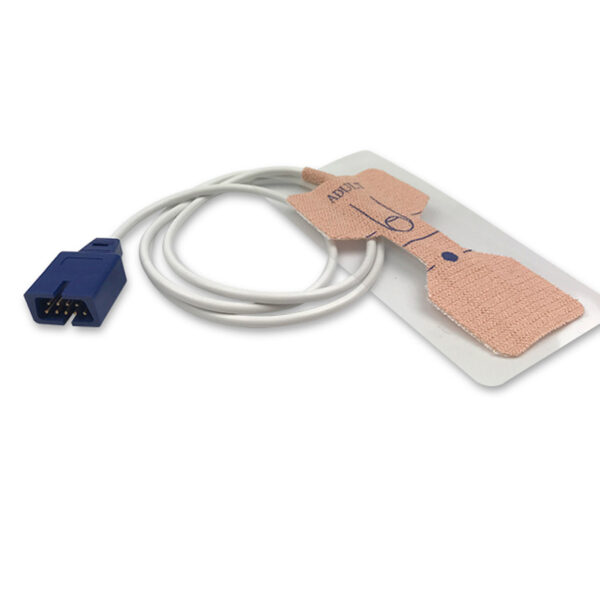 Nellcor MAX-A Compatible Adult Disposable SpO2 Sensor, Non-Woven Adhesive, OxiMax, Box of 24, 3.0 ft (0.9 m)