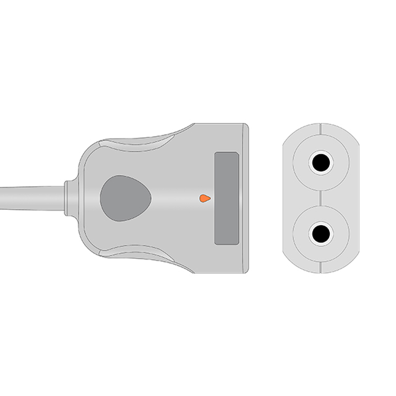 Nihon Kohden JT-900P Compatible 2-Channel Temperature Adapter Cable Connector Drawing TA-NK-2AD03 Nihon Kohden JT-900P Compatible 2-Channel Temperature Adapter Cable Connector Drawing TA-NK-2AD03