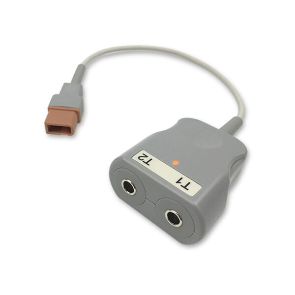 Spacelabs 700-0031-00 Compatible 2-Channel Temperature Adapter Cable, for 400 Series Probes, 1.0 ft (0.3 m)
