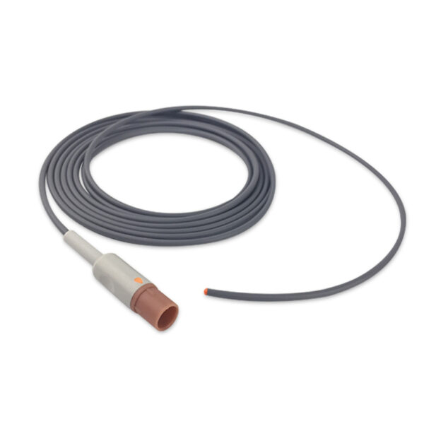 Philips 21075A Compatible Adult General (Oral/Rectal) Temperature Probe, Dual-Pin 400 Series, 0.16 in (4.0 mm) Tip, 9.8 ft (3.0 m)