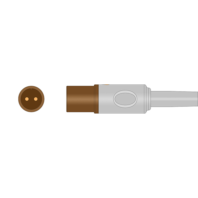 Philips 21075A Compatible Adult General (Oral/Rectal) Temperature Probe Connector Drawing TS-PH-AG30 Philips 21075A Compatible Adult General (Oral/Rectal) Temperature Probe Connector Drawing TS-PH-AG30