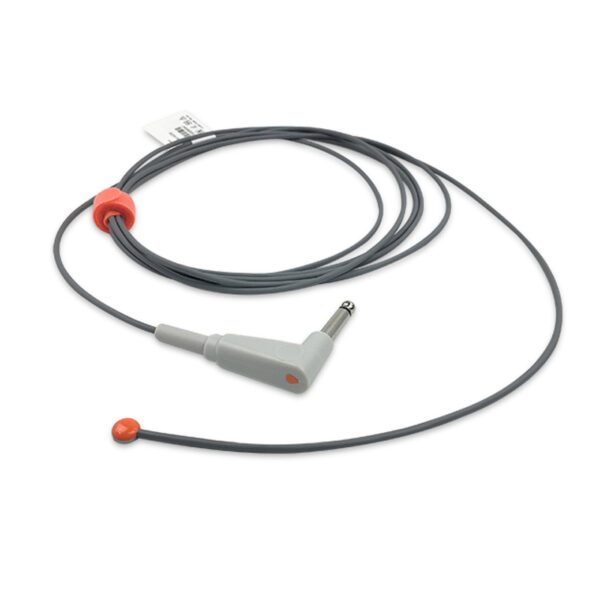 YSI 409B Compatible Adult Skin Surface Temperature Probe, 400 Series, 0.35 in (9.0 mm) Probe Disc, 9.8 ft (3.0 m)